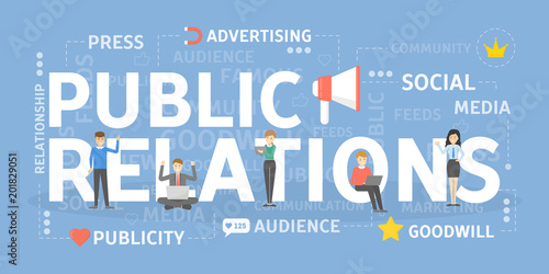 Public relations concept.