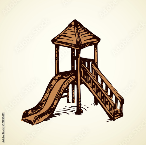 Playground. Vector drawing