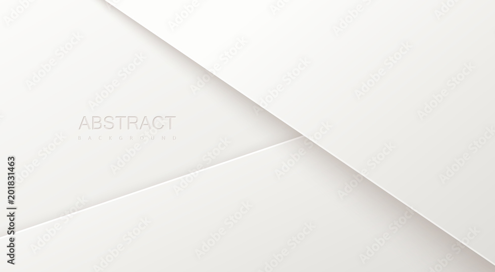 Abstract 3d background with white paper layers. Abstract 3d background with white paper layers.