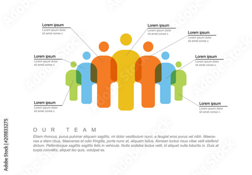 People team infographic template