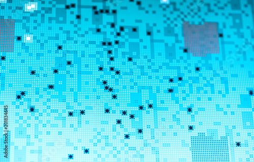 Scientific cancer analysis pixel screen