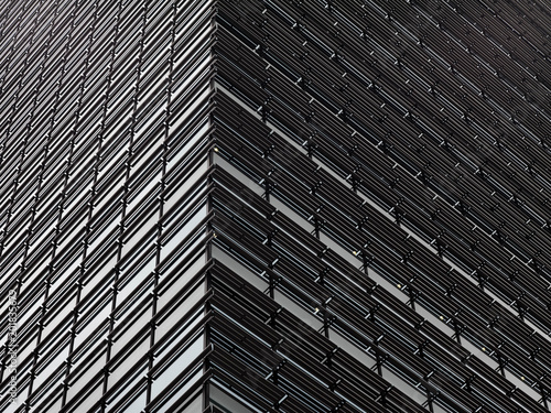 Canvas Print Wall of the skyscraper