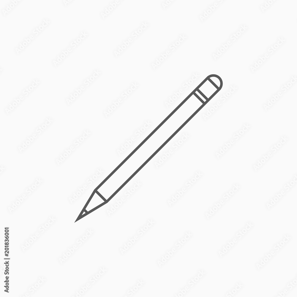 pencil icon, write vector pencil icon, write vector