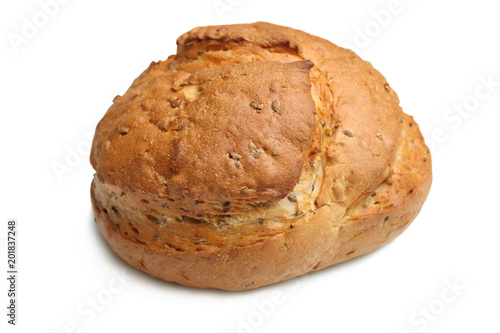 Fresh round bread