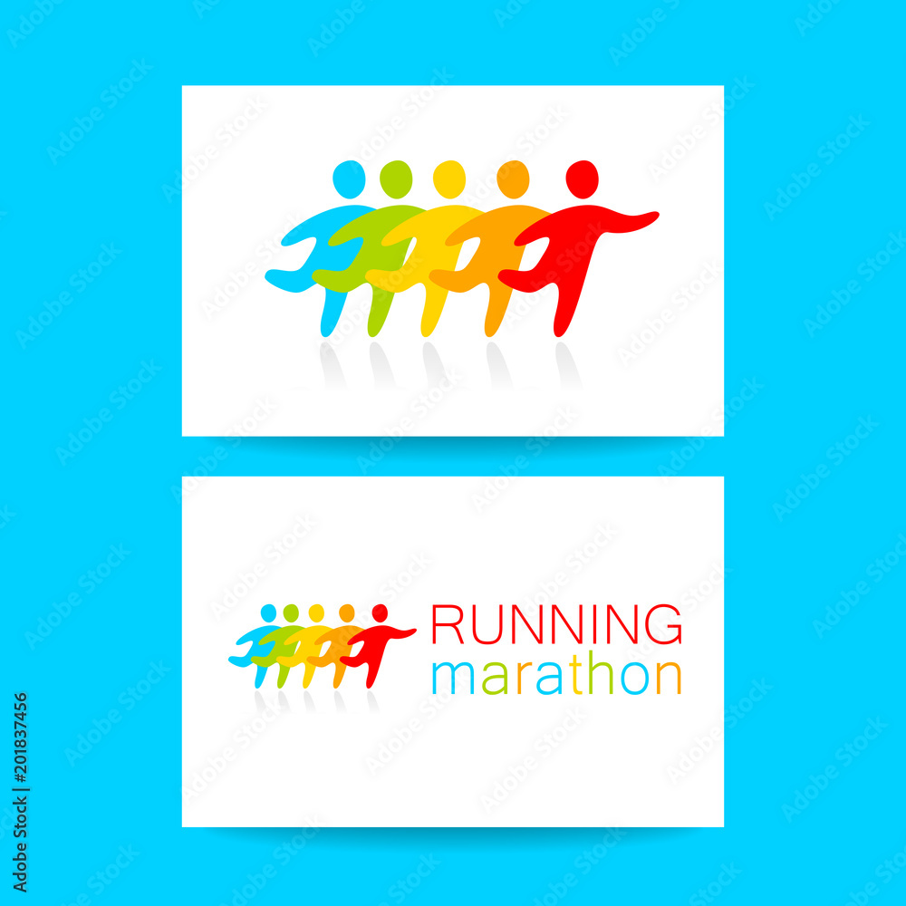 running marathon template design