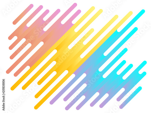 Colorful modern style abstract graphic background from various rounded shapes
