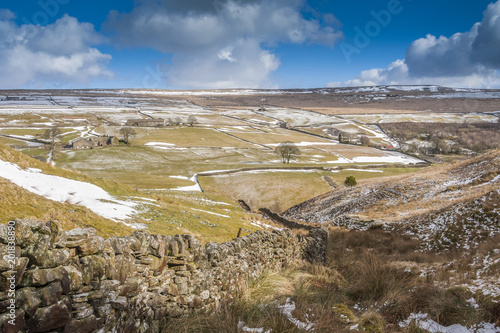 Fotografie winter yorkshire landscape