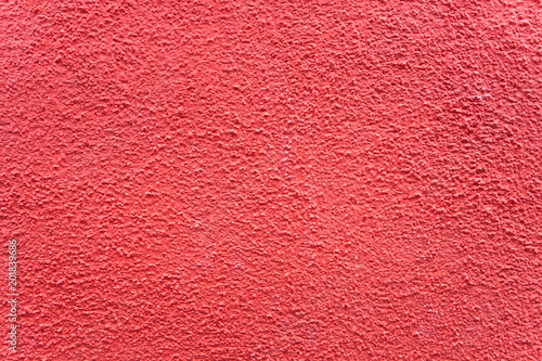 red exterior plaster from a Burano island house