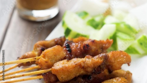 Asian bbq skewer