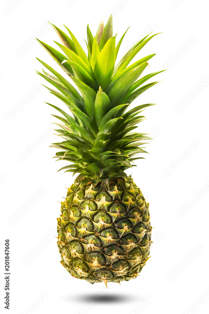 Fototapeta premium Pineapple crop isolated