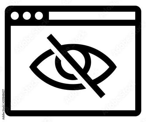 Private browsing on icon