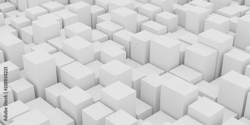 Abstract various size of white box in grid pattern,Concept of urban city planning.Architecture element . Abstract various size of white box in grid pattern,Concept of urban city planning.Architecture element .