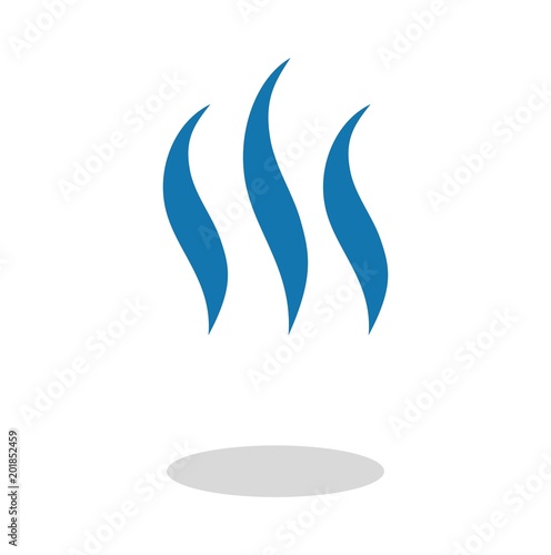 Aroma odor icon isolated on white background
