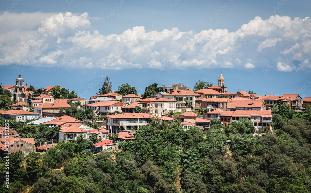 Sighnaghi town in Kakheti region, Georgia
