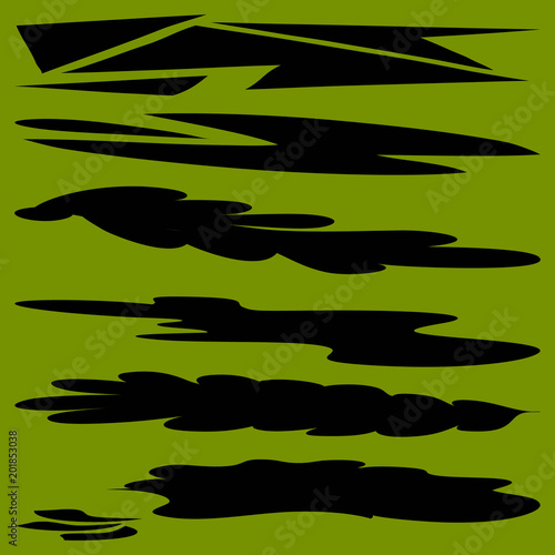 ink line collection for your design vector illustration