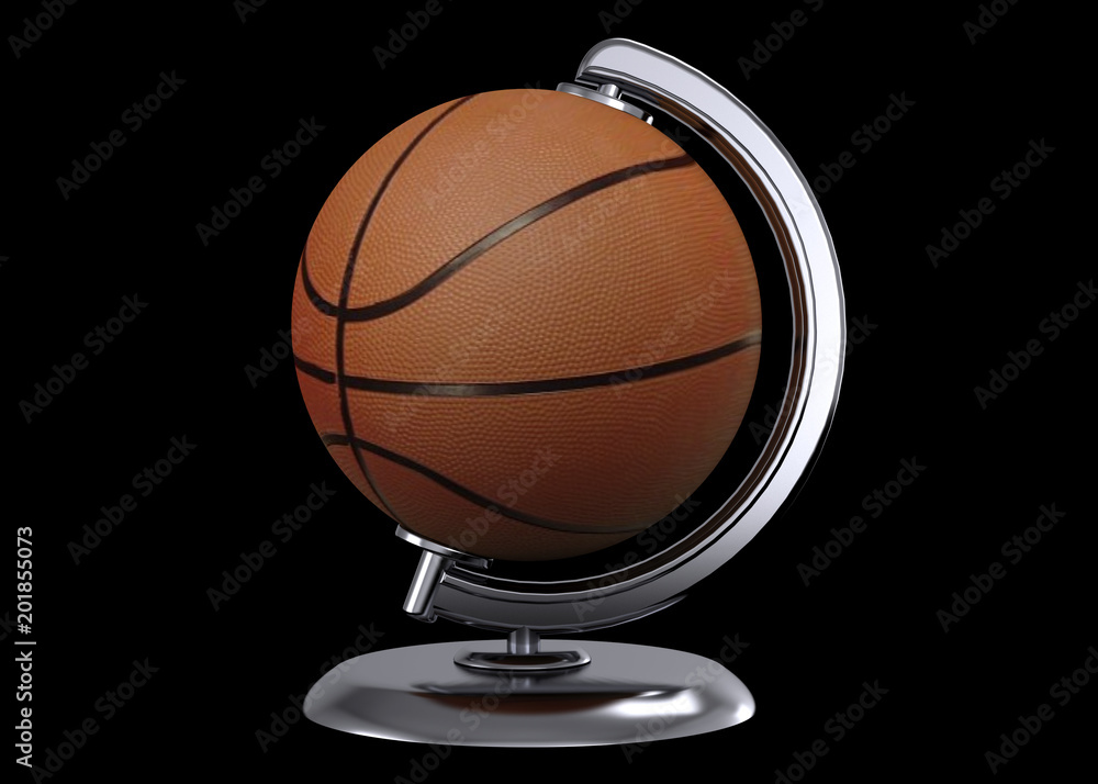 The World of the Basketball Concept - 3D The World of the Basketball Concept - 3D