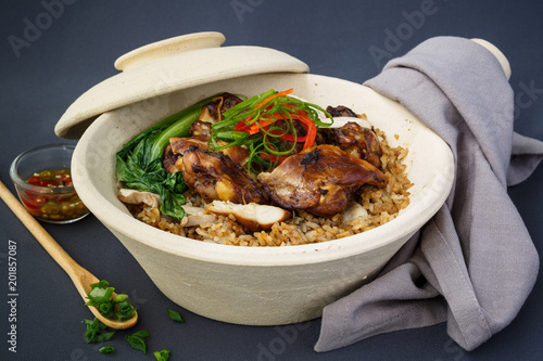 Chicken Rice Claypot, Cuisine Chinoise