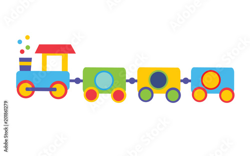 Colorful Toy train