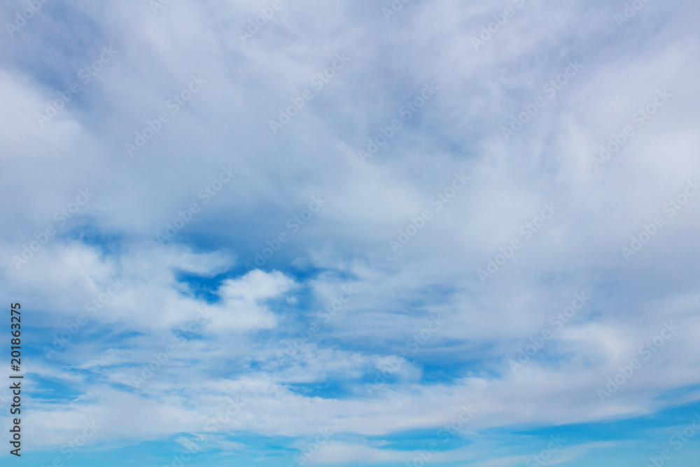 Background with blue sky and white clouds. Sky background Background with blue sky and white clouds. Sky background