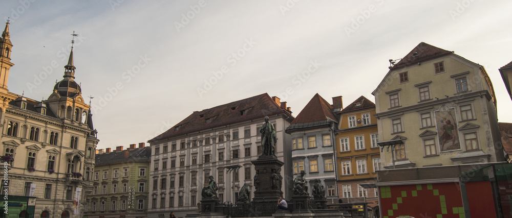 Graz street Austria