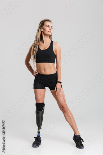 Healthy young disabled sportswoman © Drobot Dean