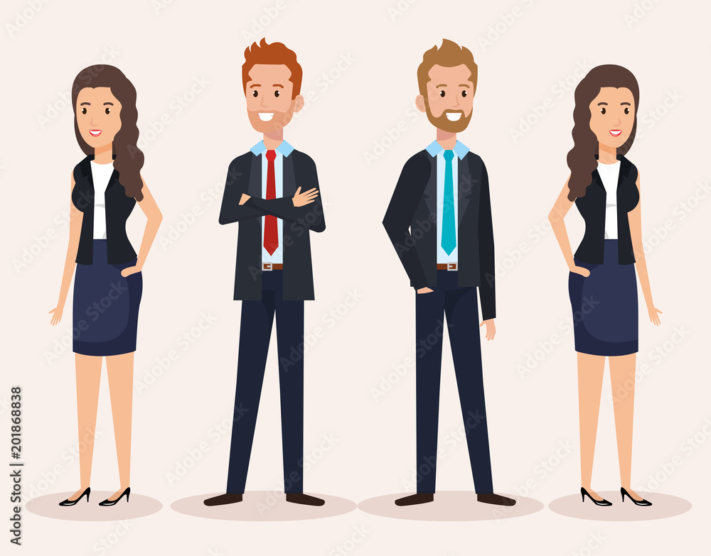 business people group avatars characters vector illustration design business people group avatars characters vector illustration design