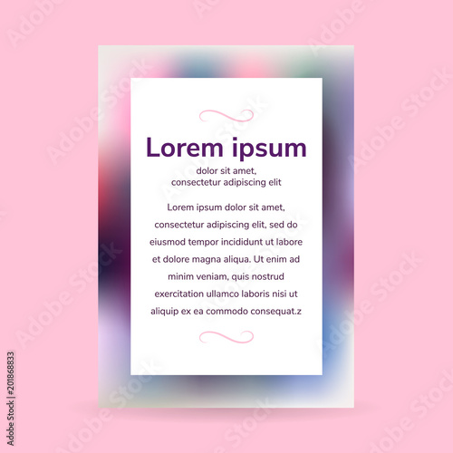 Fluid colors, blurred background, poster, gradient banner, postc photo