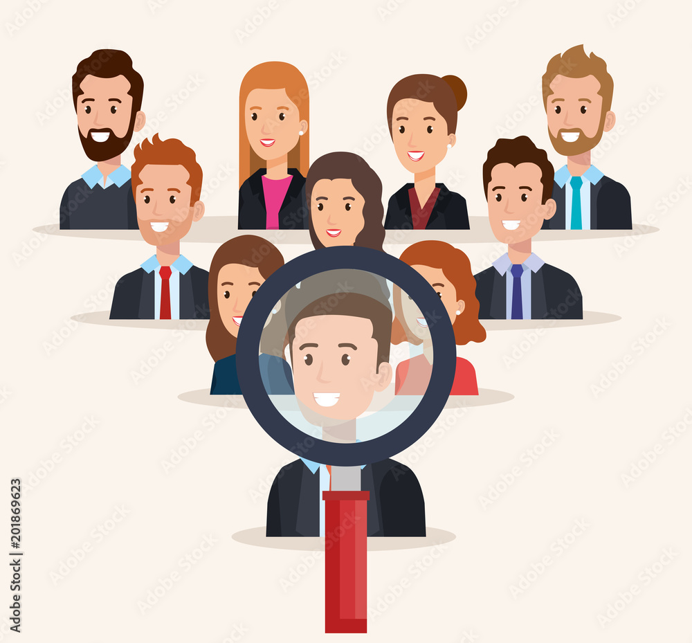 group of people human resources vector illustration design group of people human resources vector illustration design