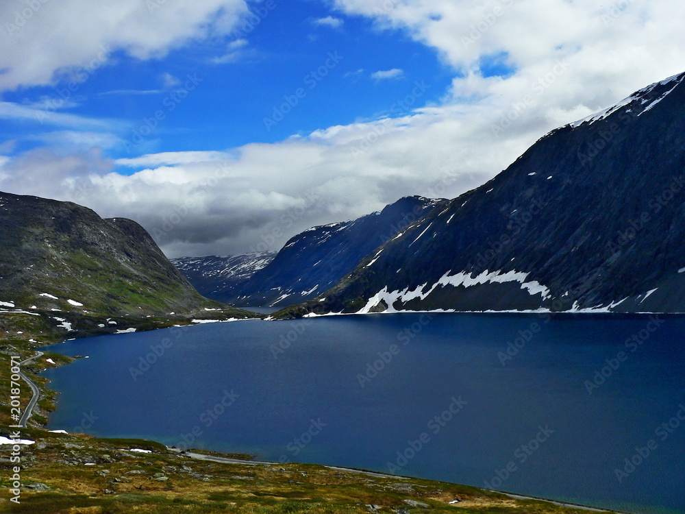Norway-view of the lake Djupvatnet