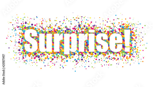 SURPRISE! Colourful Vector Banner 