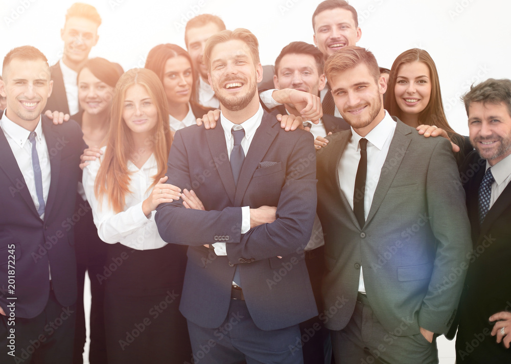 large business team of professionals. large business team of professionals.