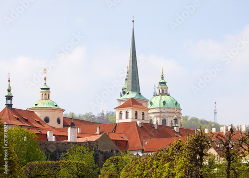 Czech Republic, Prague - Church Spires of Lesser Quarter