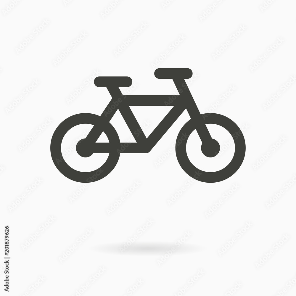 Bicycle - vector icon Bicycle - vector icon
