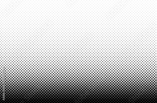 Black and white with stars halftone pattern. Geometrical background. Vector illustration.