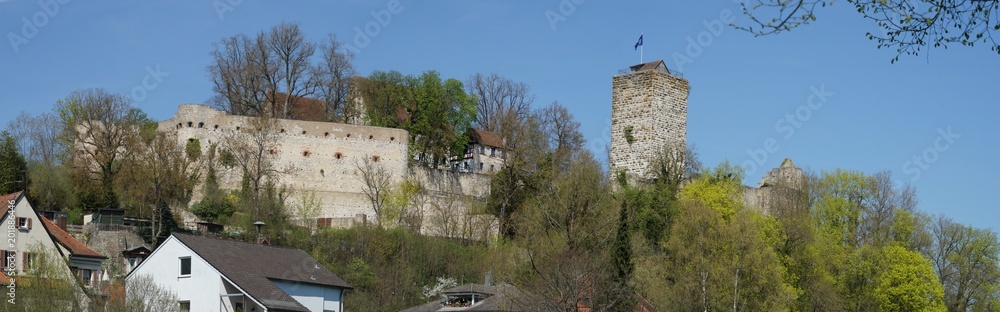 Pappenheim - Panorama der Burg Pappenheim - Panorama der Burg