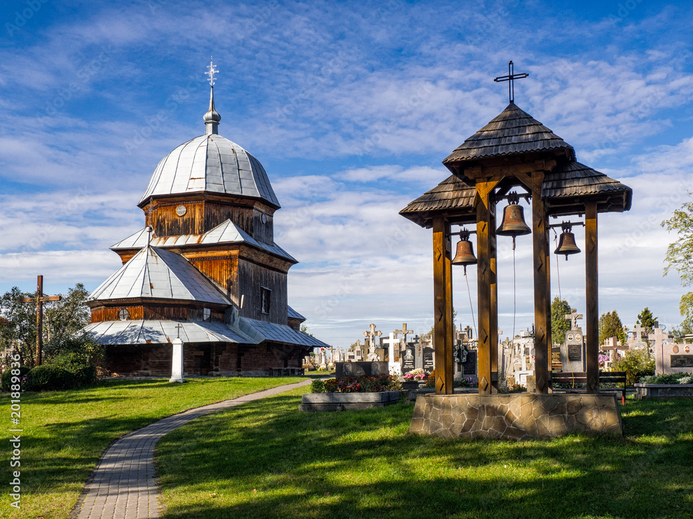 Antique wooden church in Ukraine Antique wooden church in Ukraine