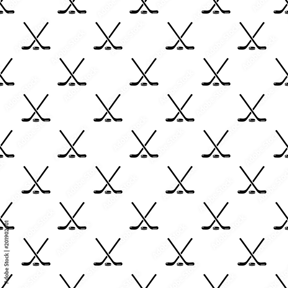 Hockey stick pattern vector seamless repeating for any web design
