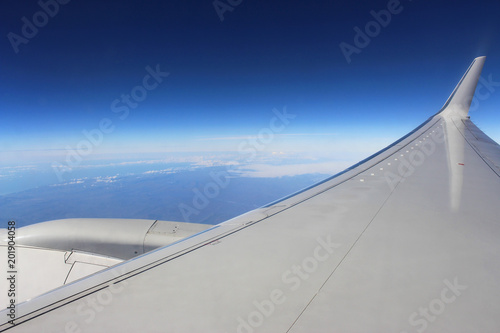 View from the airliner window