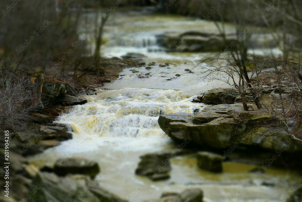 Fototapeta premium Rushing waterfall