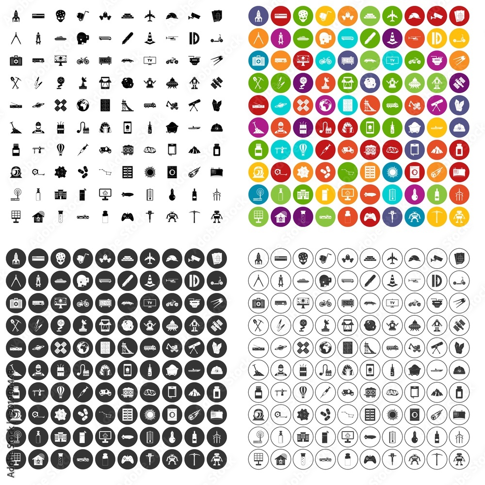 100 development icons set vector in 4 variant for any web design isolated on white 100 development icons set vector in 4 variant for any web design isolated on white