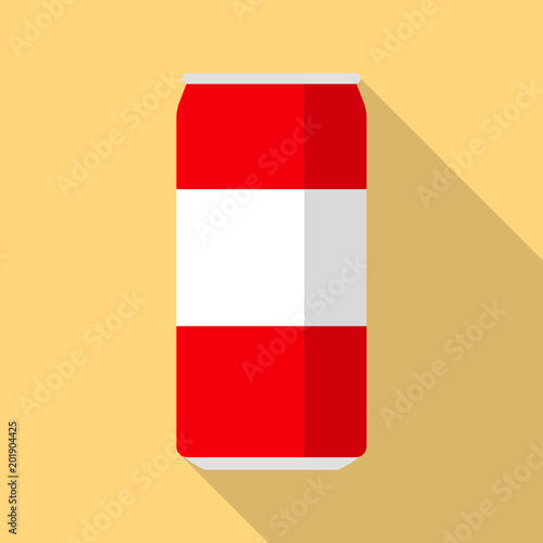 Coca cola icon. Flat illustration of coca cola vector icon for web