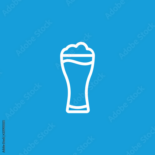 Pint of Beer Line Icon