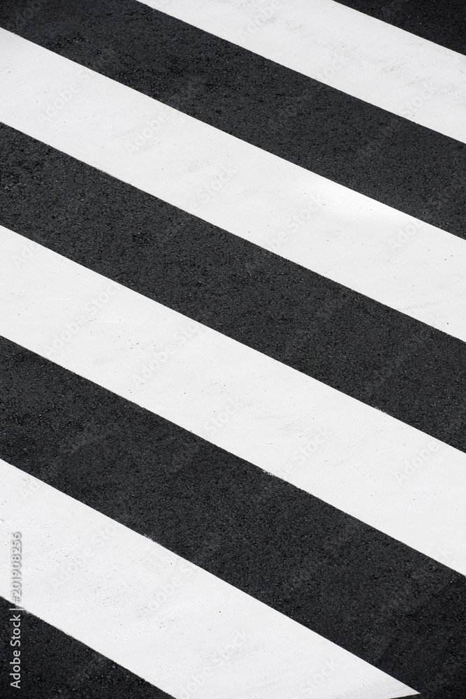 Fototapeta premium Zebra crossing view