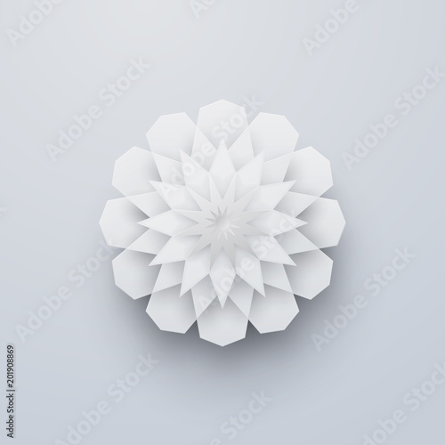 Abstract paper flower