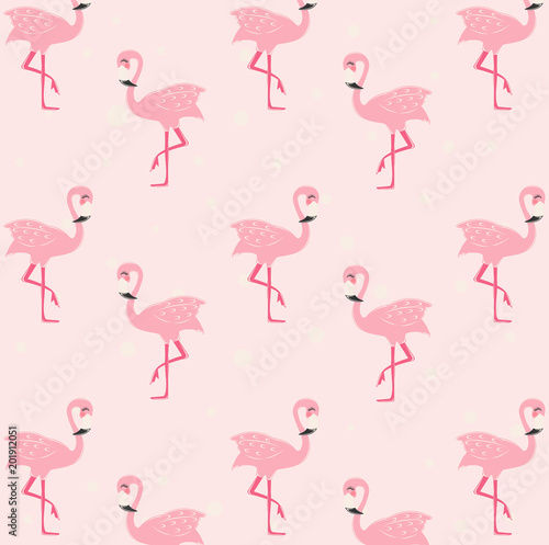 Cute flamingo pattern