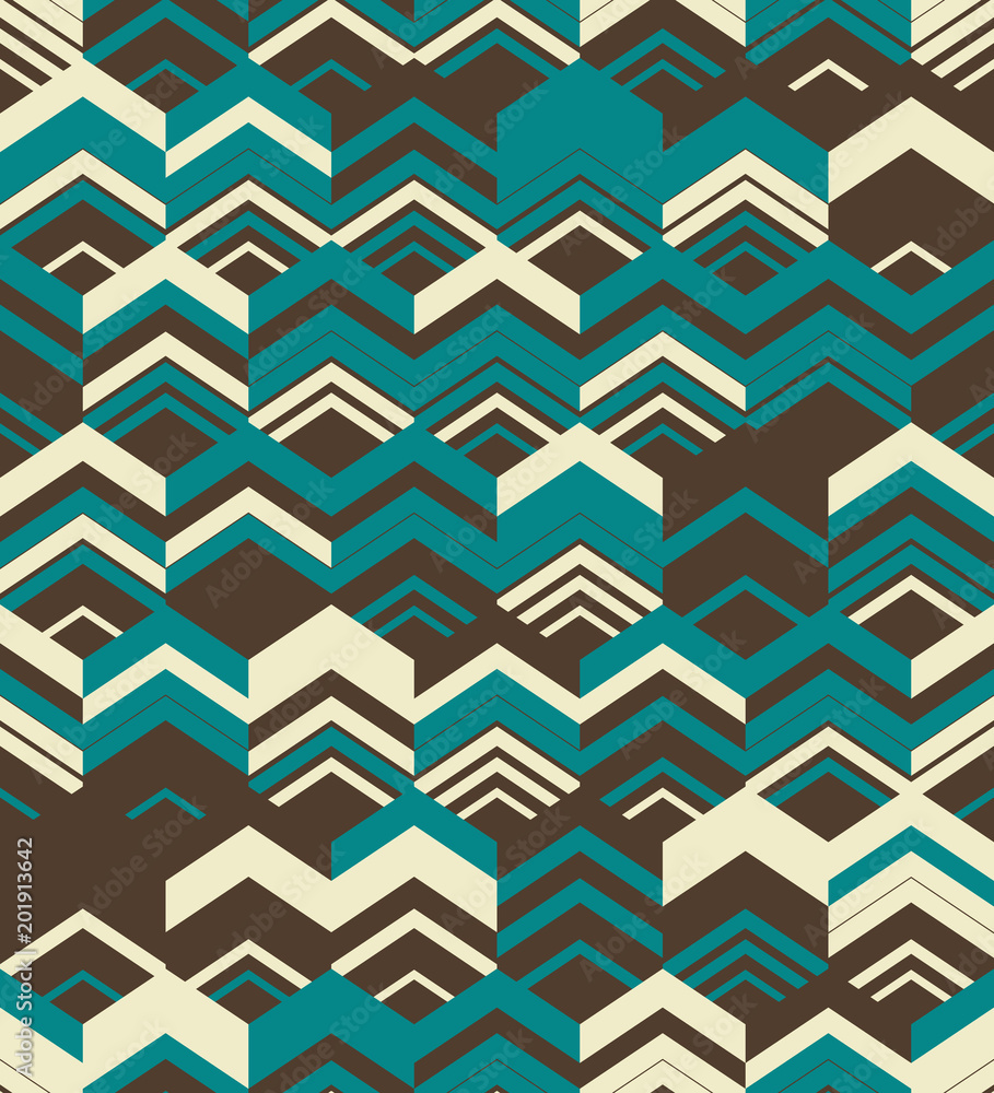 Abstract seamless geometric pattern. Optical illusion of motion. Abstract seamless geometric pattern. Optical illusion of motion.