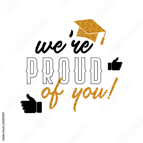 Graduation wishes overlays, lettering labels design. Template for graduation design, t-shirt, high school or college graduate, yearbook. Modern calligraphy. Vector illustration.