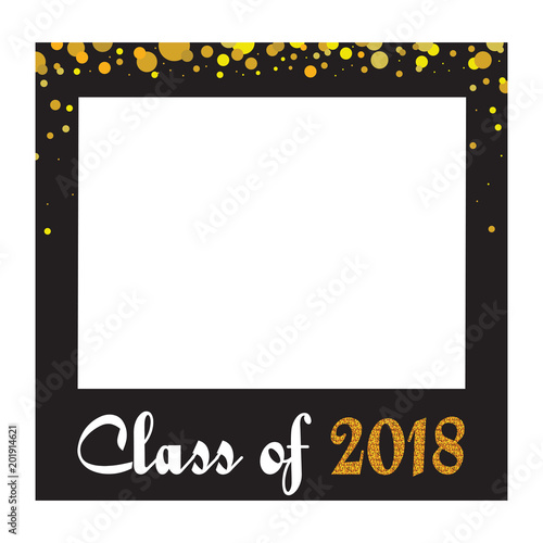 raduation party vector design elements and photo booth props