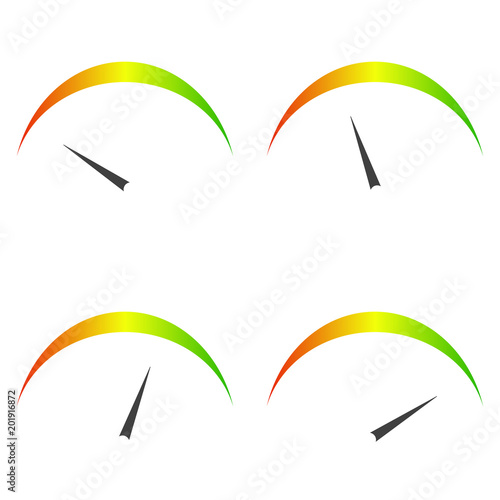 Speed metering icon vector illustration isolated on white background