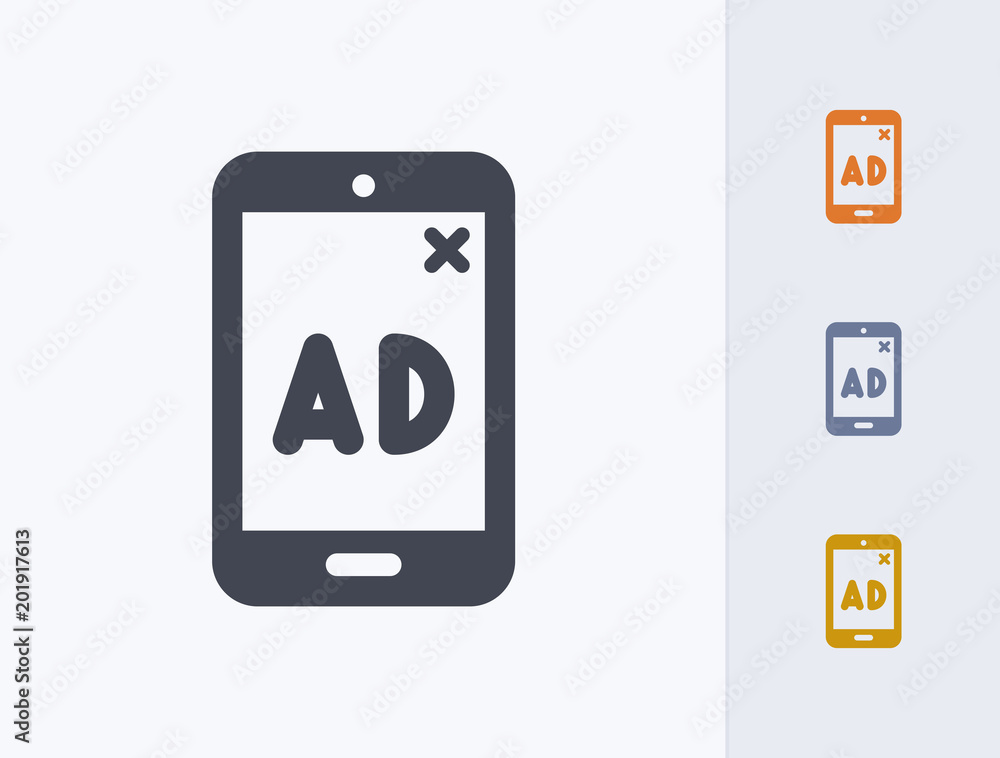 Mobile Ad - Glyph Icons. A professional, pixel-perfect icon. Mobile Ad - Glyph Icons. A professional, pixel-perfect icon.